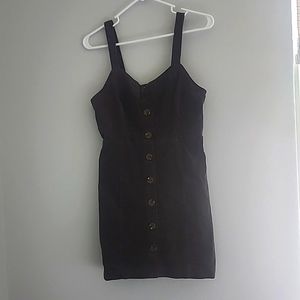 Altar'd state chocolate brown corduroy dress